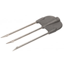 Наконечник Salvimar Jet 3 Punte Mustad для гарпуна, трёхзубый, калёная сталь