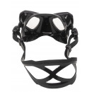 Маска для подводной охоты Salvimar Trinity чёрная с антифогом и креплением GoPro