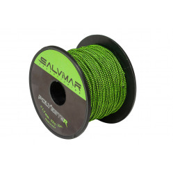 Линь Salvimar Polyester ø1,7 мм, тест 90 кг, чёрно-зелёный (цена за 1 м)